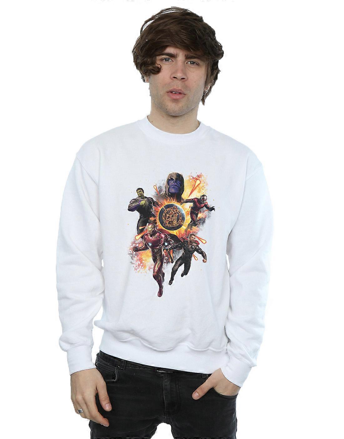 Vengadores final explosión equipo sudadera de maravilla Men