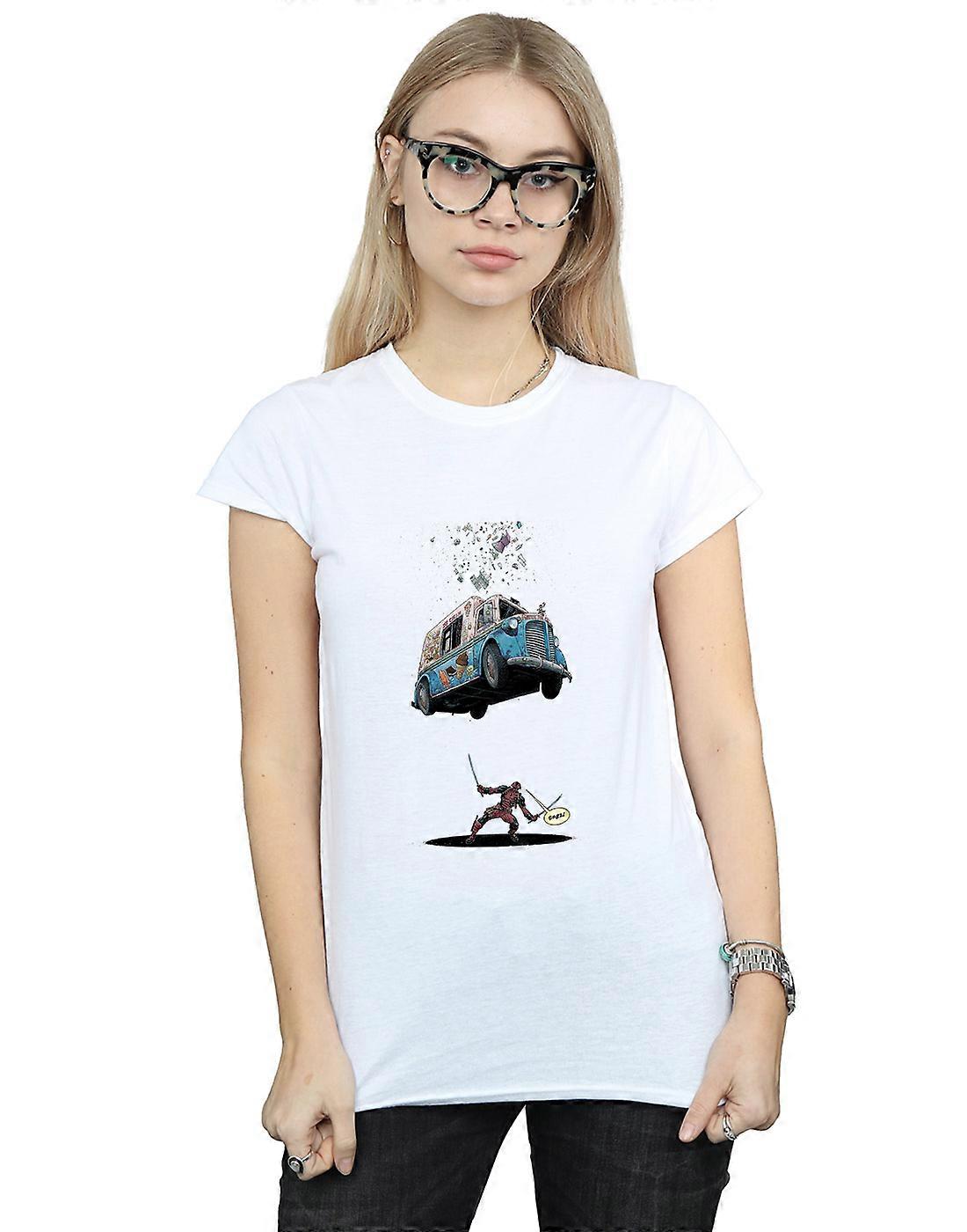 Marvel Women's Deadpool Ice Cream T-Shirt