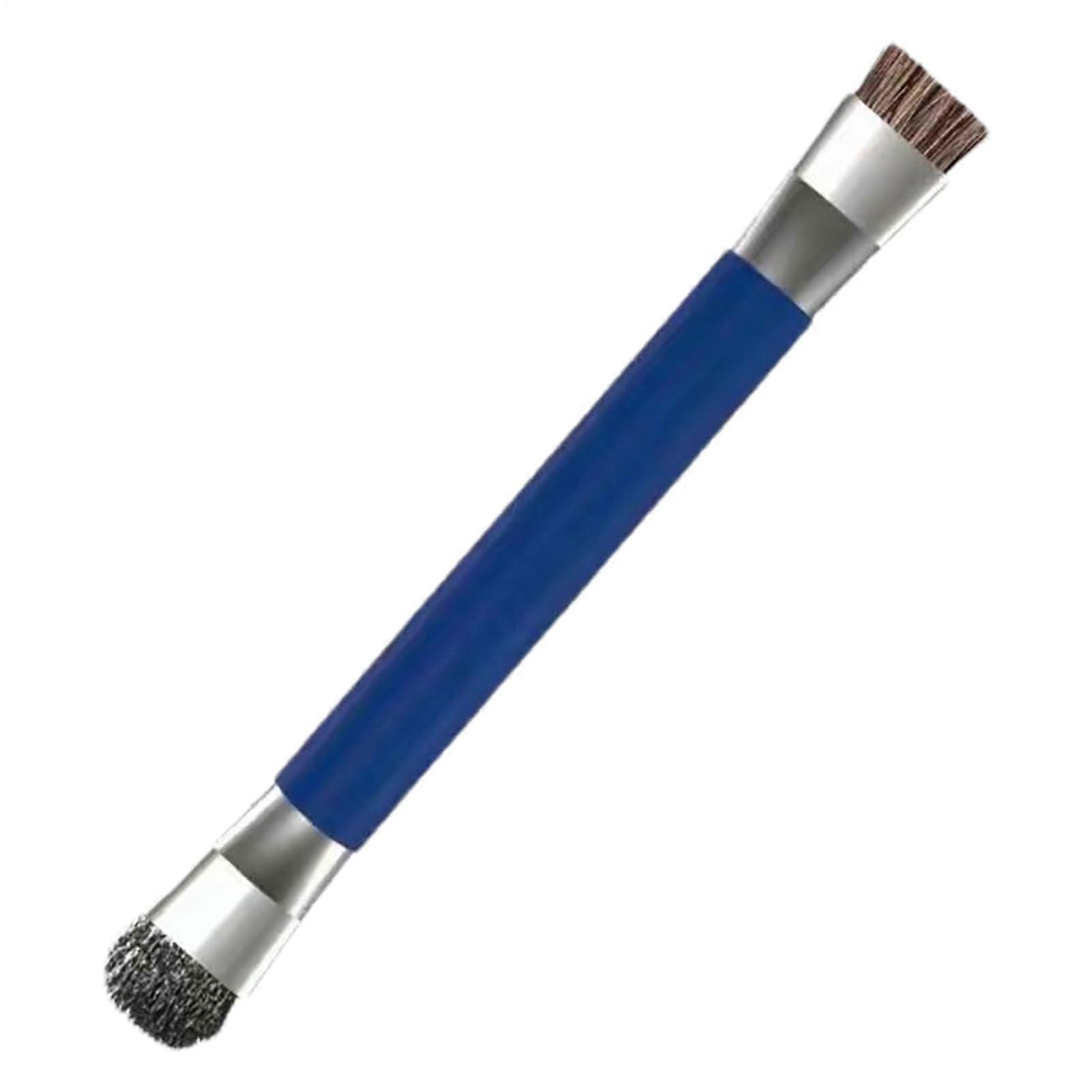 Anti Static Brush DoubleHead Precision Cleaner for Computer Keyboard Laptop PC Components Blue