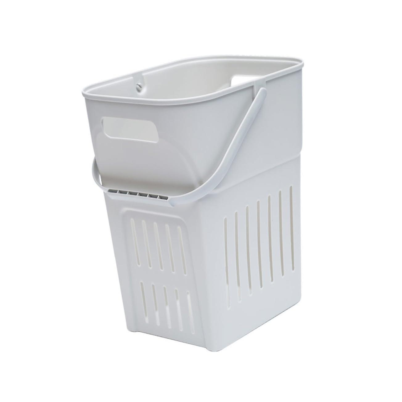 Plastic Laundry Basket with Handles for Clothes Storage and MultiRoom Home Organization