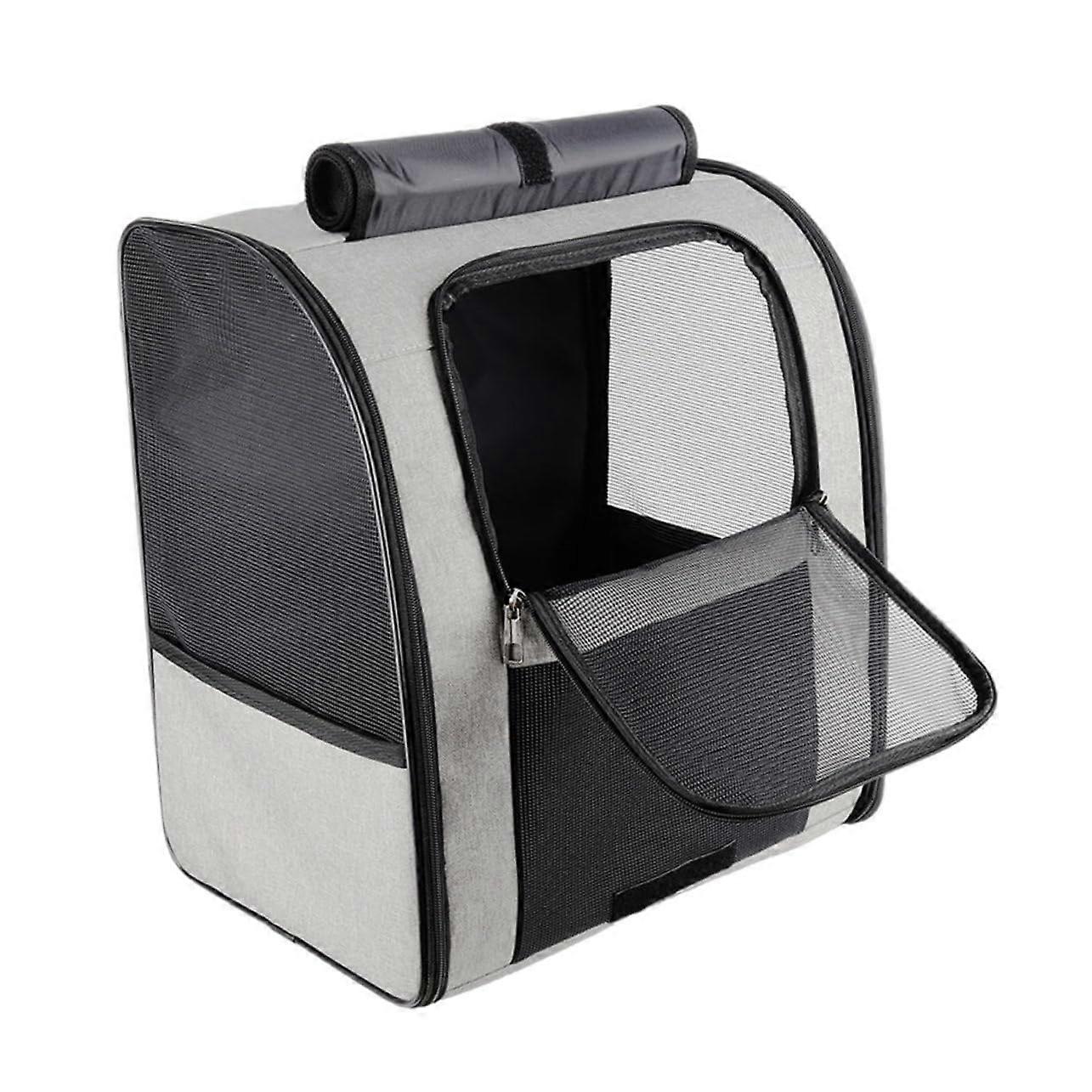 Cat Backpack Carrier with Breathable Mesh, Durable Construction and Comfortable Straps for Travel