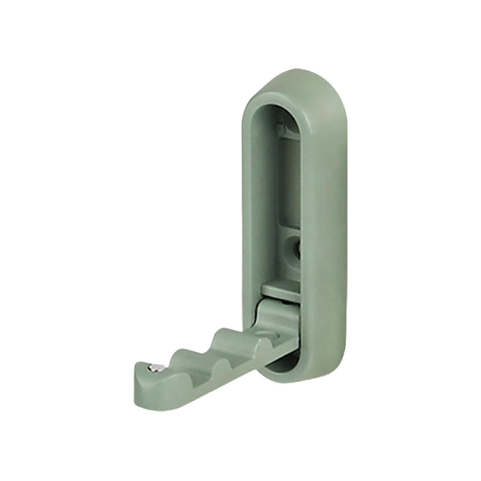 Wall Mounted Foldable Hook with  Capacity Rustproof Finish for Motorhome Bathroom Towels Green
