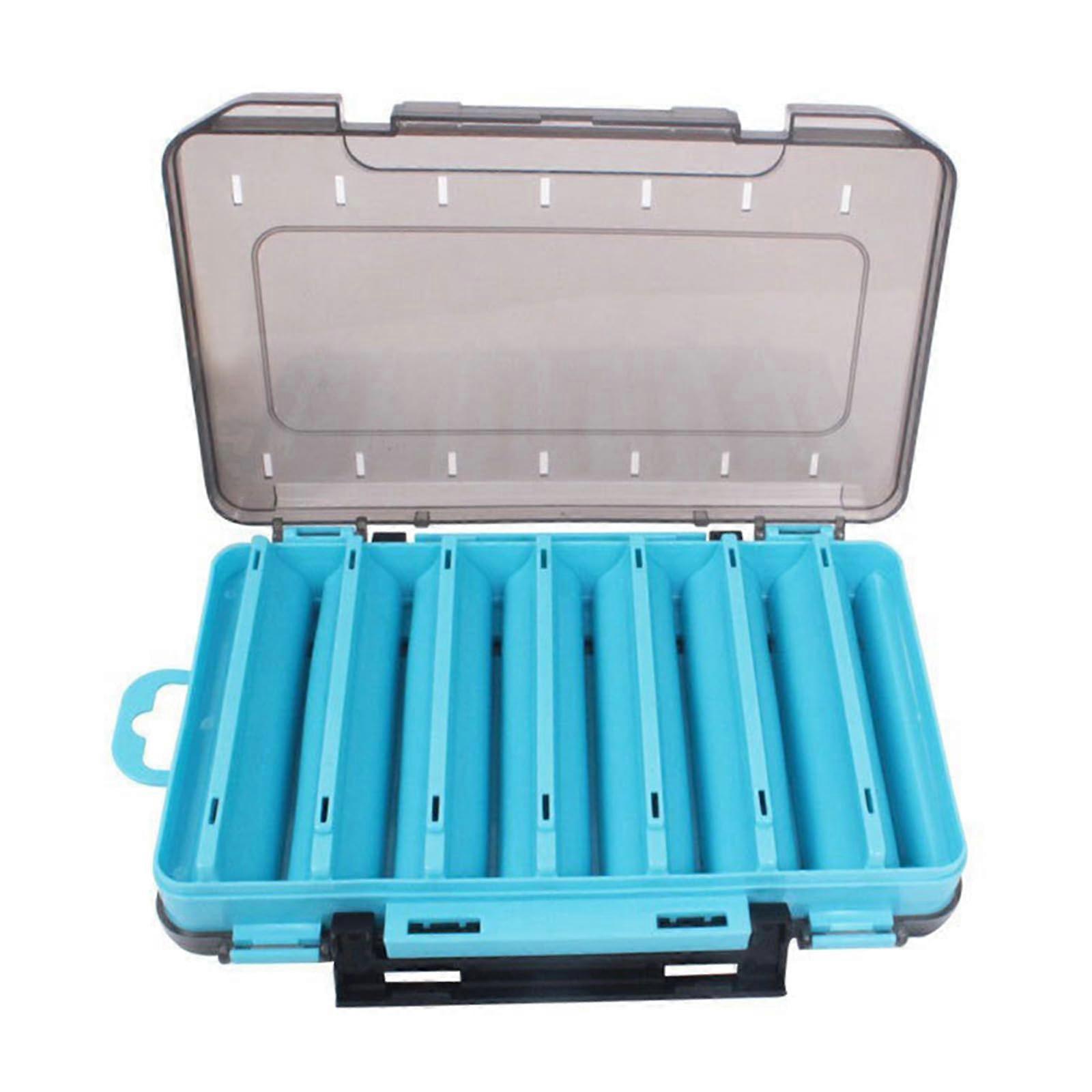 Fishing Tackle Box DoubleSided MultiCompartment Lure Storage Organizer for Hooks and Baits