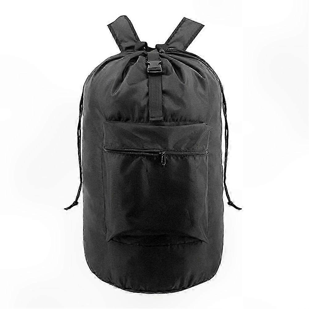 Waterproof Laundry Backpack for College, Large Capacity Laundry Basket with Straps