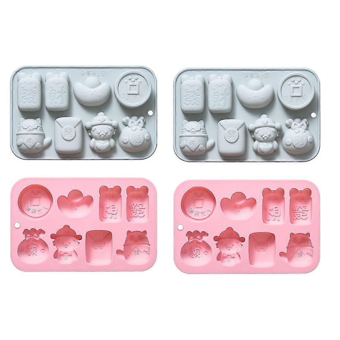 Silicone Baking Molds Set Red Envelope Shape NonStick Easy Clean Candy Chocolate Pudding