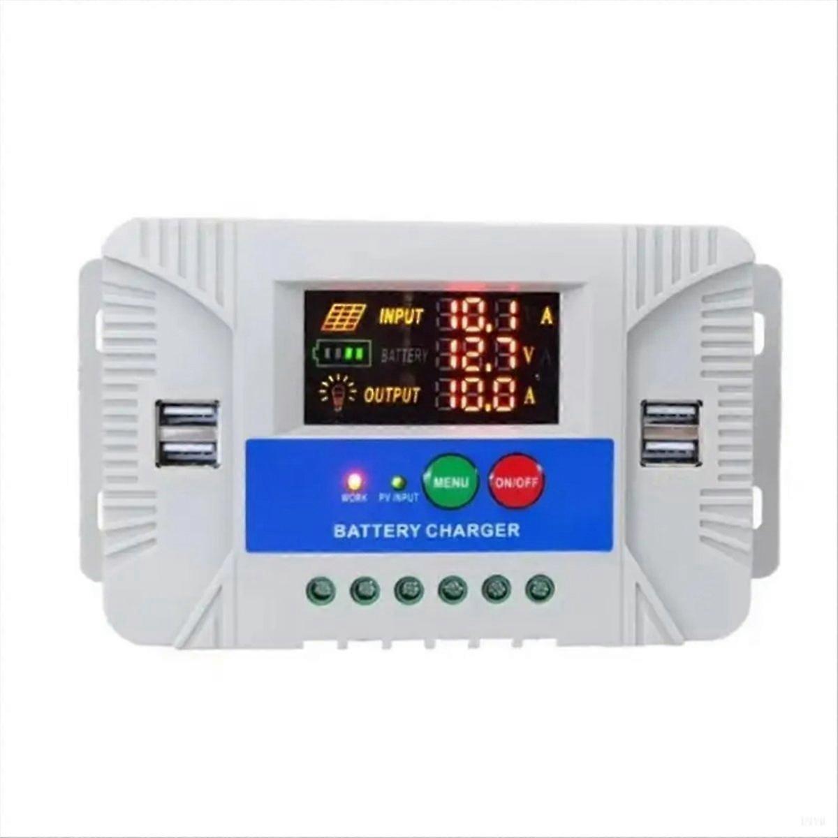 PWM Solar Controller Adaptive Solar Power Controller with Display,A