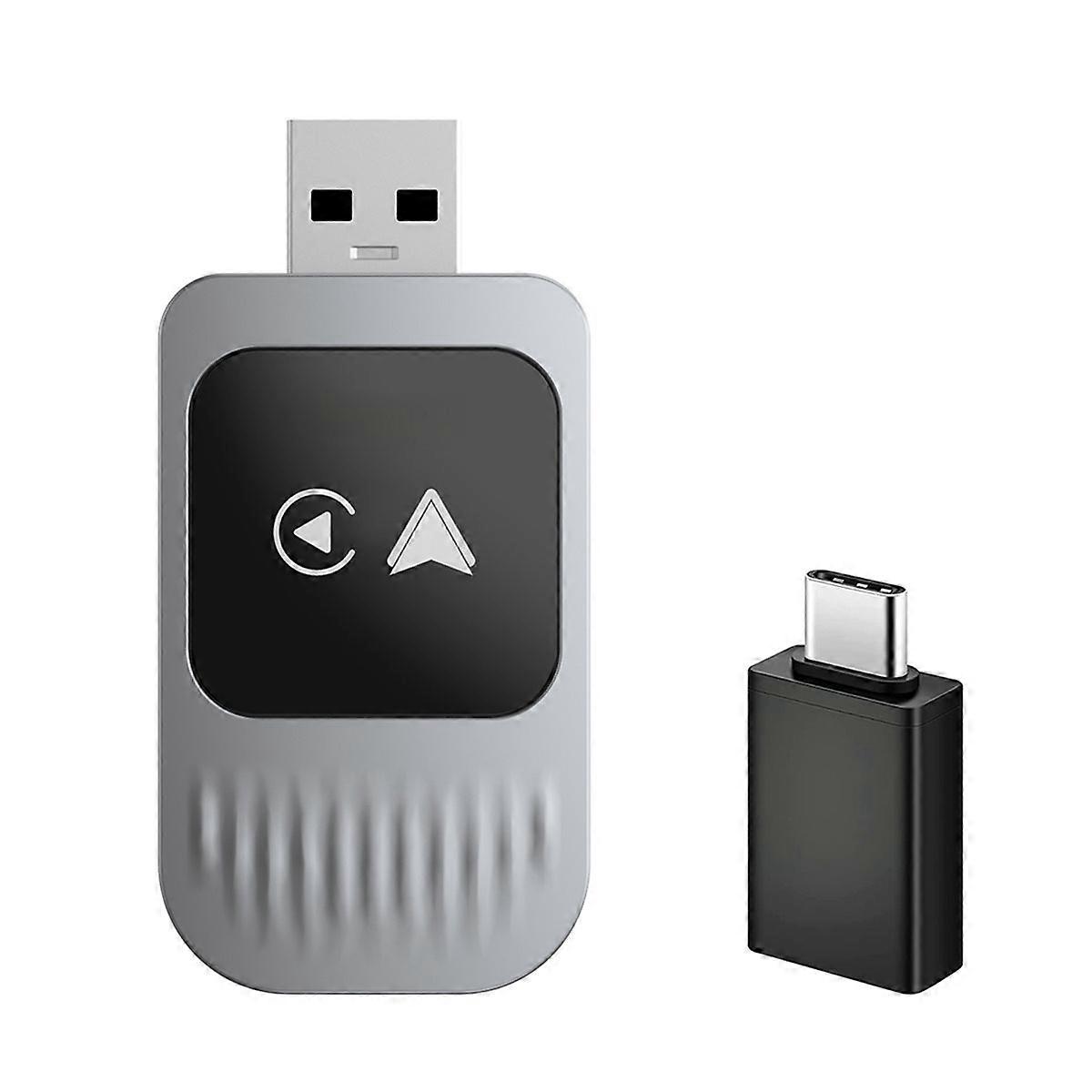 2 In1 Wireless Carplay Android AUTO Car Adapter