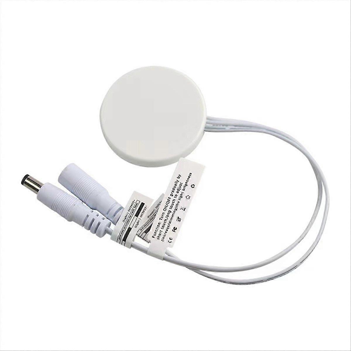 Wood Panel LED Touch Sensor Dimmer Switch Hidden Switch White