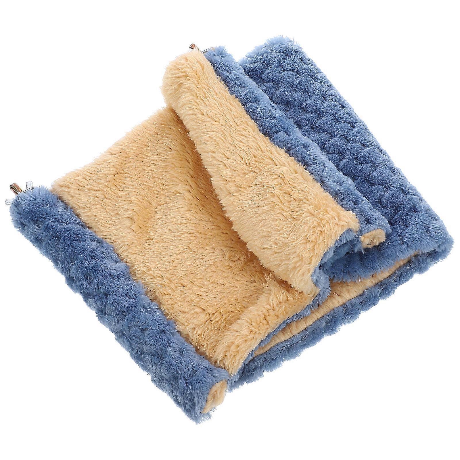 Blue Chinchilla Hammock Hanging Pet Cage Nest for Storage Use