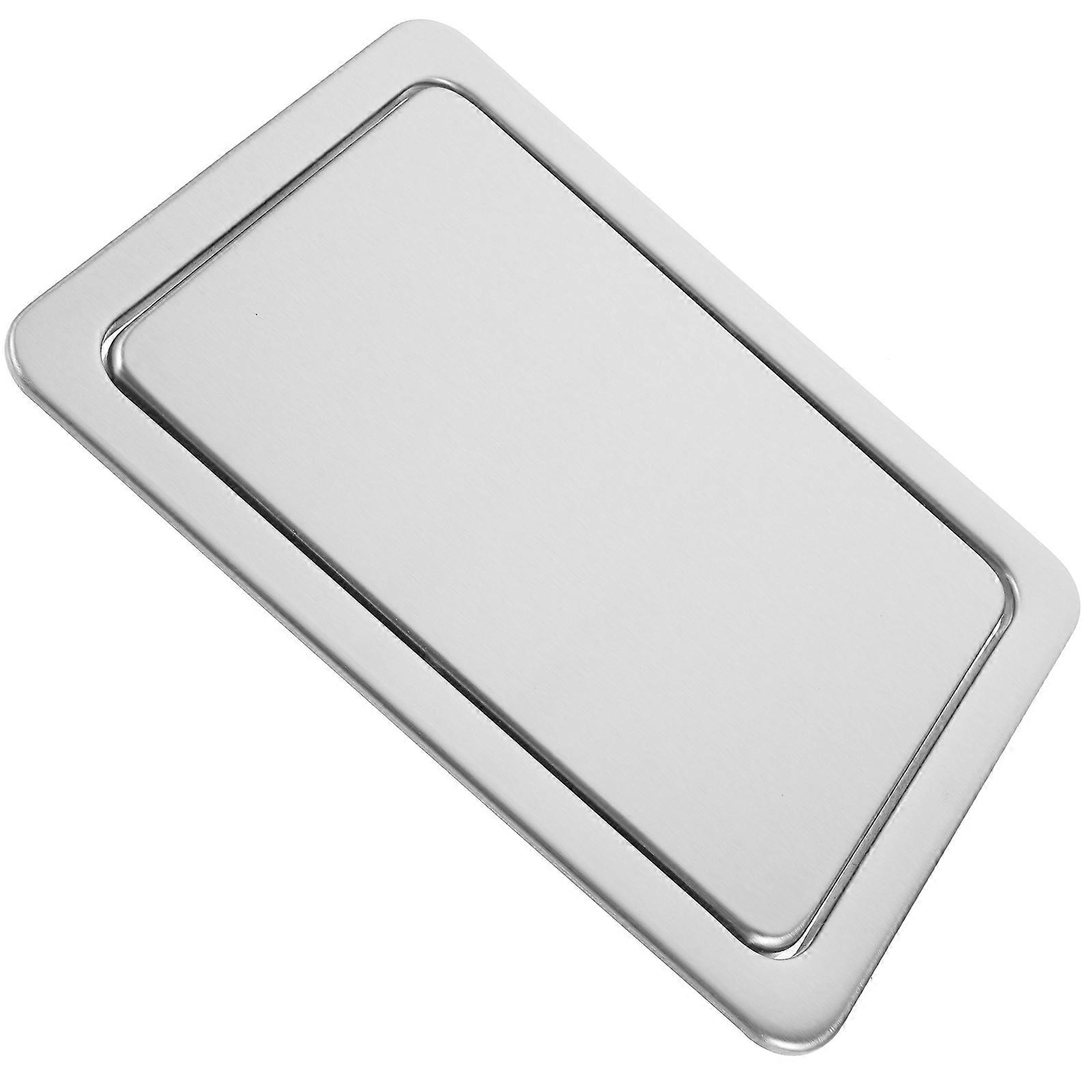 Stainless Steel Trash Bin Swing Flap Lid for Protection with Embedded Type