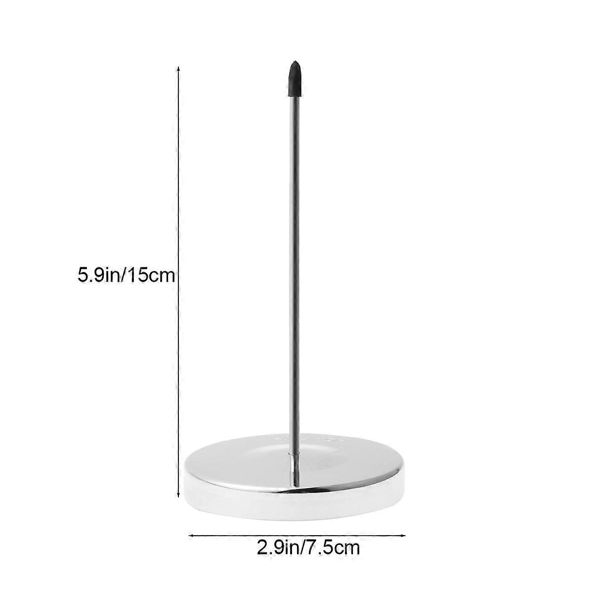 Dark Grey Receipt Straight Rod Fork for Office Use 2Pcs