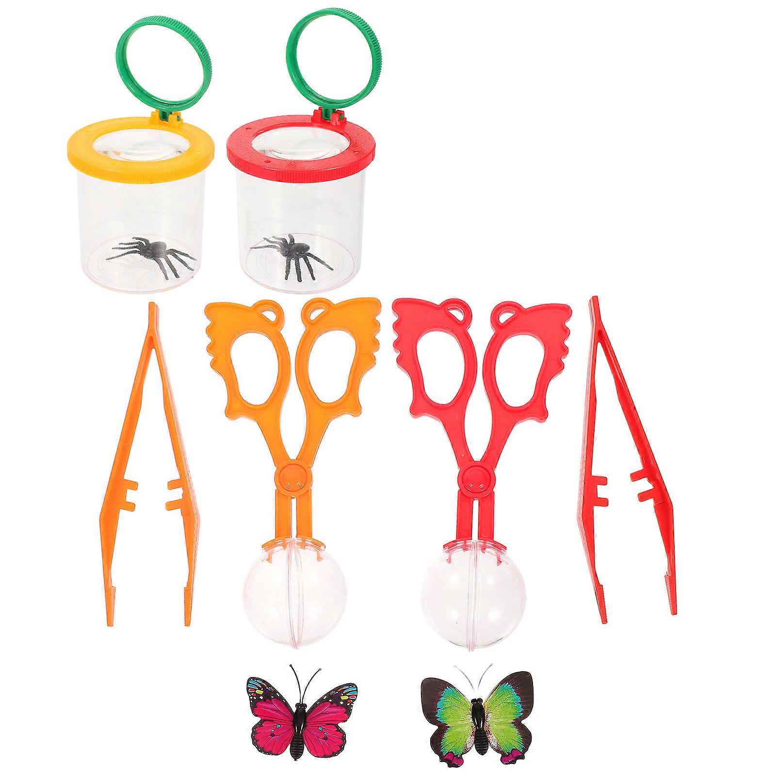 Insect Observation Box Magnifier Set for Outdoor Exploration 1Set