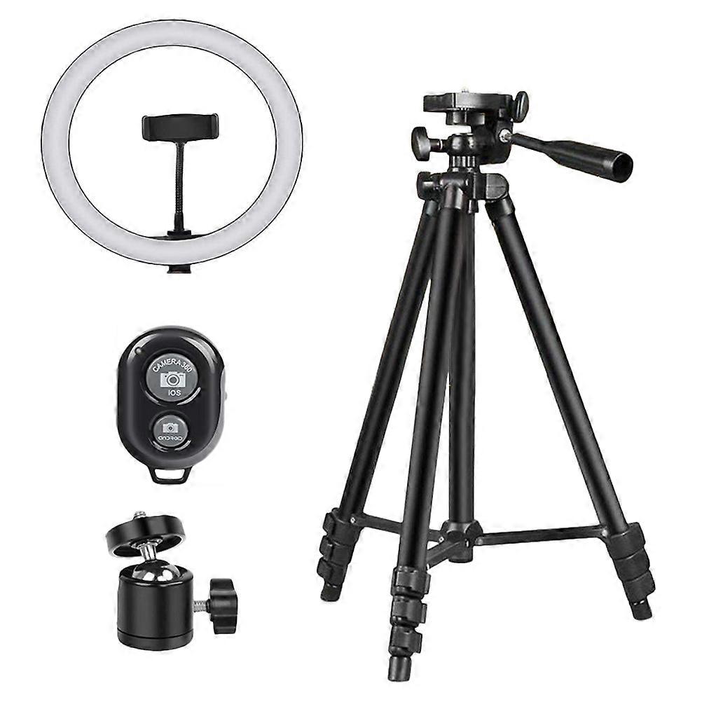 LED Ring Light Universal Set for Lighting Use with Tripod and