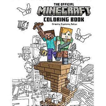 Het officiële Minecraft-kleurboek: Create, Explore, Relax!: Kleurrijke verhalen voor gevorderde artiesten