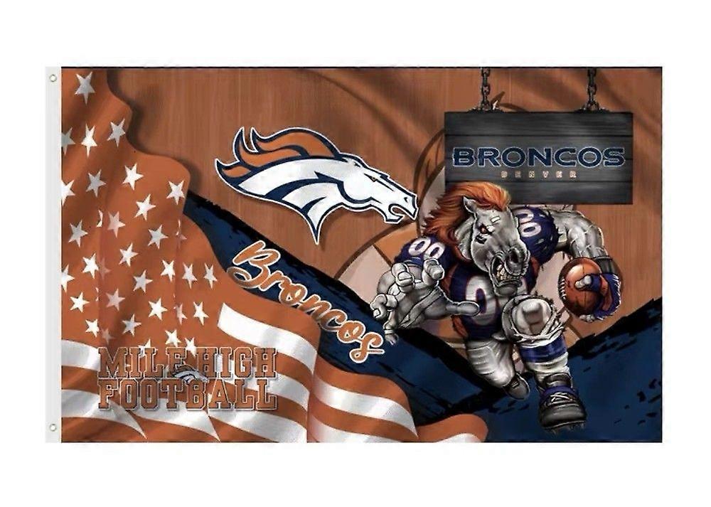 Denver Broncos fotballflagg C0787