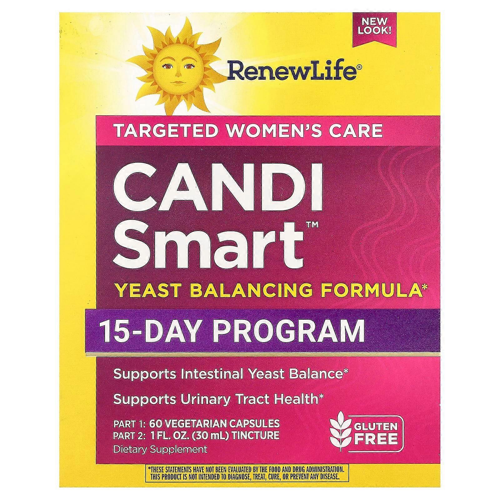 Renew Life, CandiSmart, 15-Day Yeast Cleansing Program, 2 Part Program