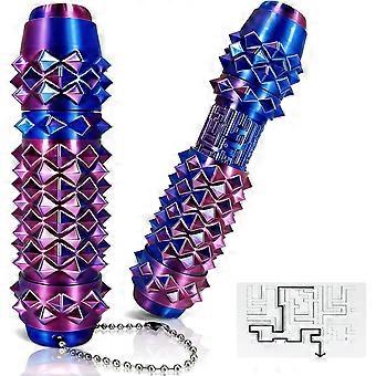 6-in-1 friemelspeeltje voor volwassenen, getextureerd knijpspeeltje voor stressvermindering, multifunctioneel friemelspeeltje voor angstverlichting