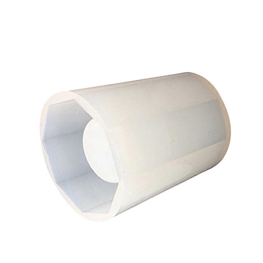 Creative Large Octagonal Shape White Pen Container Mold for Pen Storage
