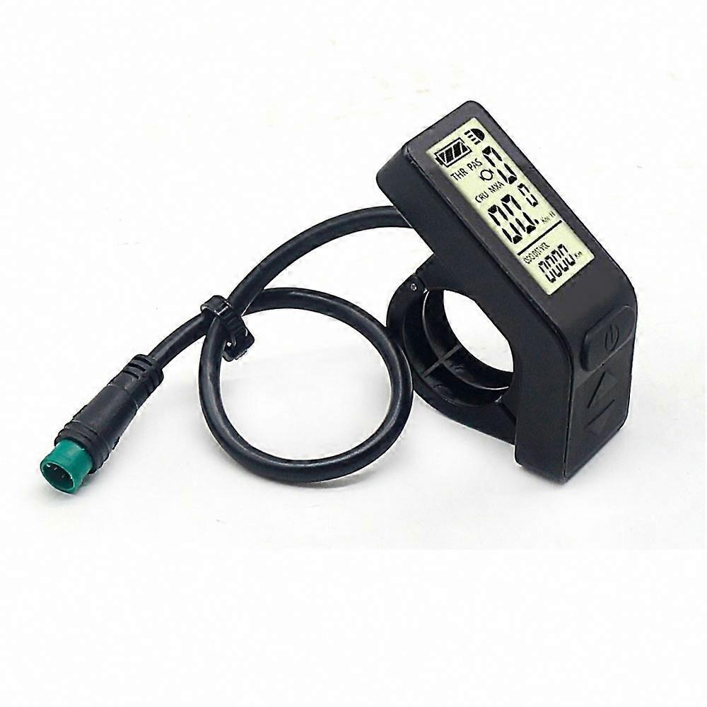 LCD Display for Electric Bikes 36V 48V E-Bike Computer with Controller Compatibility