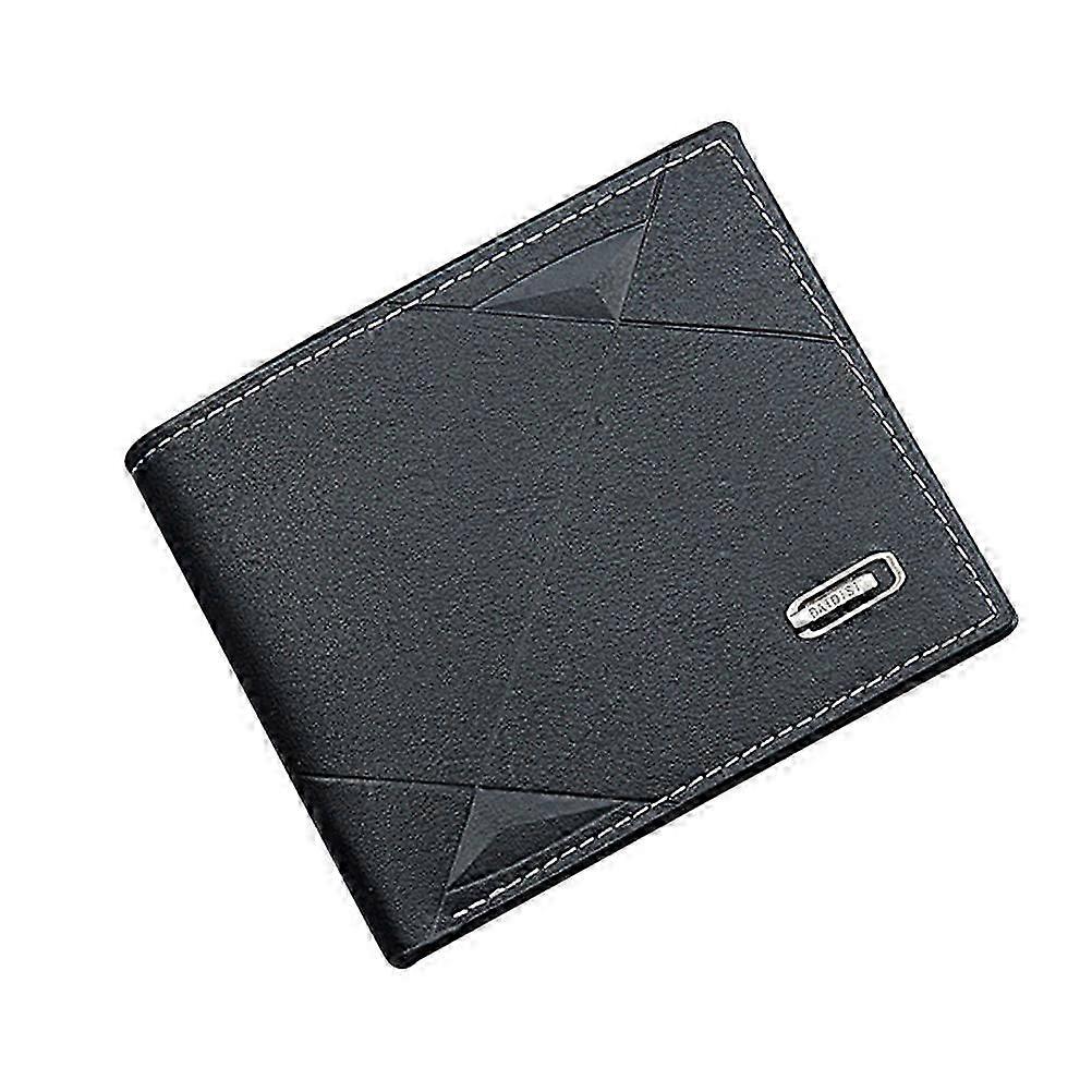 Multifunctional PU Wallet, Black, Multi Pockets, 1 Piece