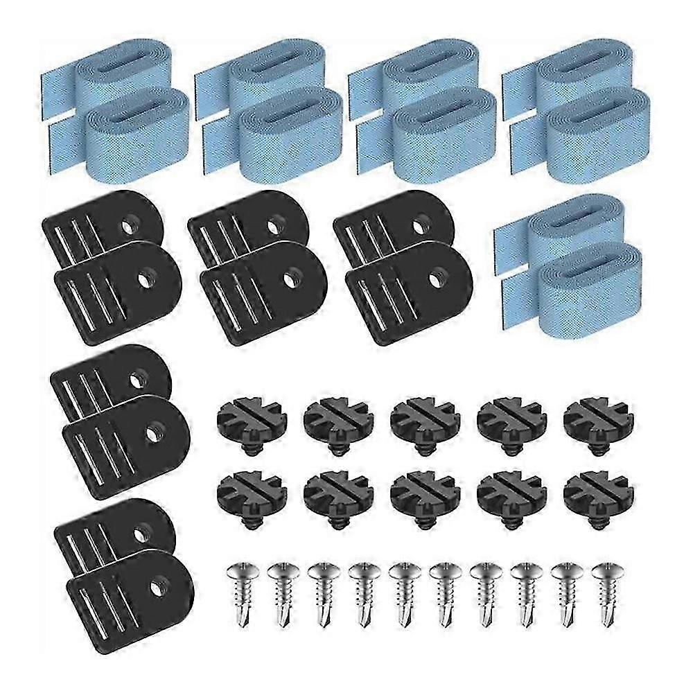 Pool Solar Cover Reel Straps Replacement Kit for Pool Roller System