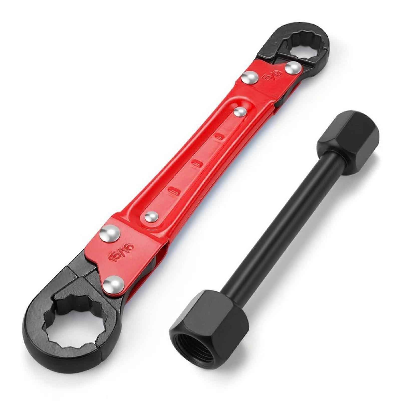 Adjustable Wrench Professional Plumber Tool Durable Construction Multipurpose Easy to Use Compression Angle Stop Wrench Kit