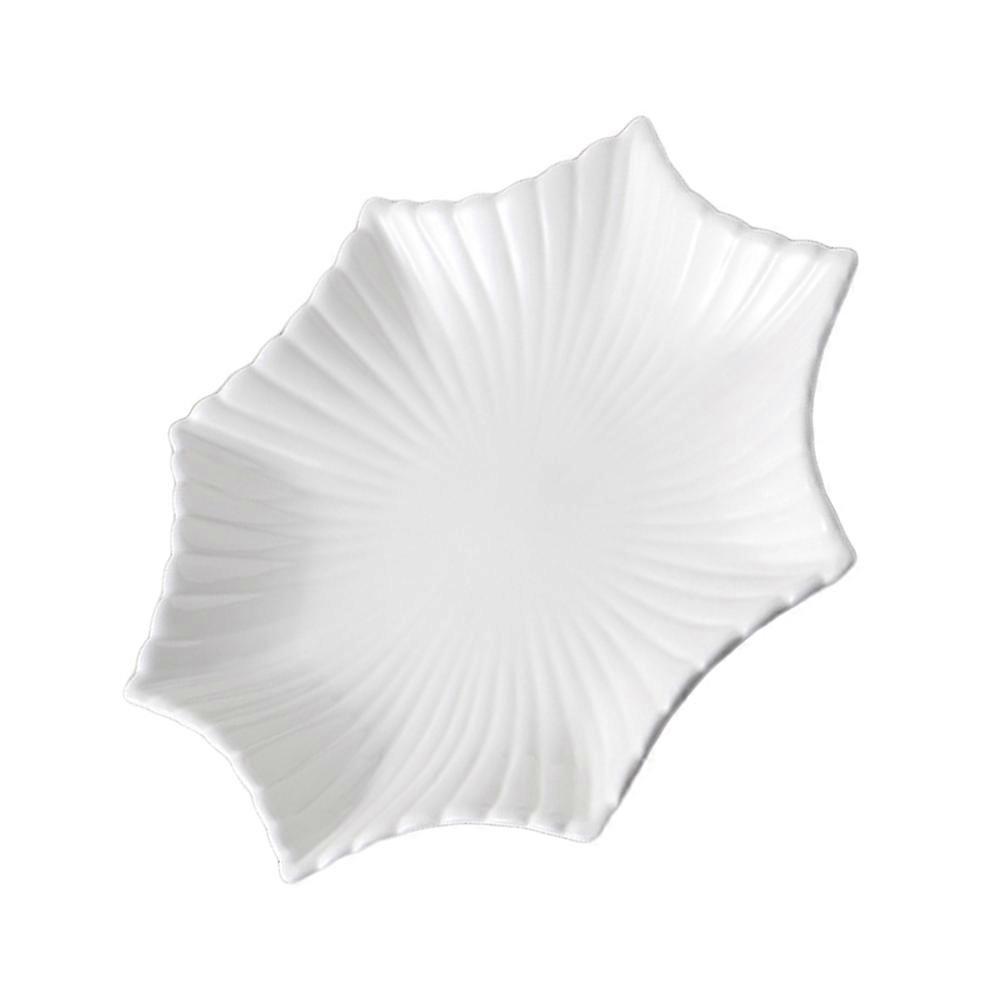 Storage Dish Ceramic Pasta Container for Storage 1Pcs White