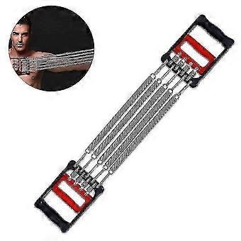 Chest Expander Dual Purpose 5 Springs Arm Exercise Equipment For Men Upper Body Exercise Biceps Workout