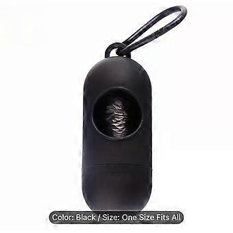 1 Piece Portable Plastic Pet Waste Bag Holder With 1 Roll