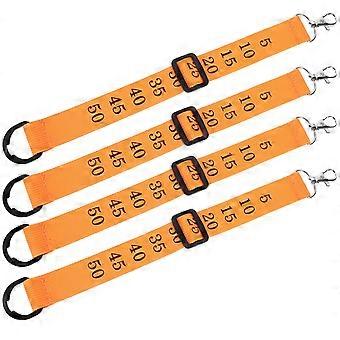 4pcs Referee Indicator Football Down Indicator Football Gear Football Chain Clip