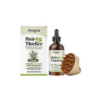 100 ml+ pettine da massaggio, olio per capelli al rosmarino e ricino, idrata i capelli, massaggia il cuoio capelluto, lasciando i capelli lisci e lucenti.