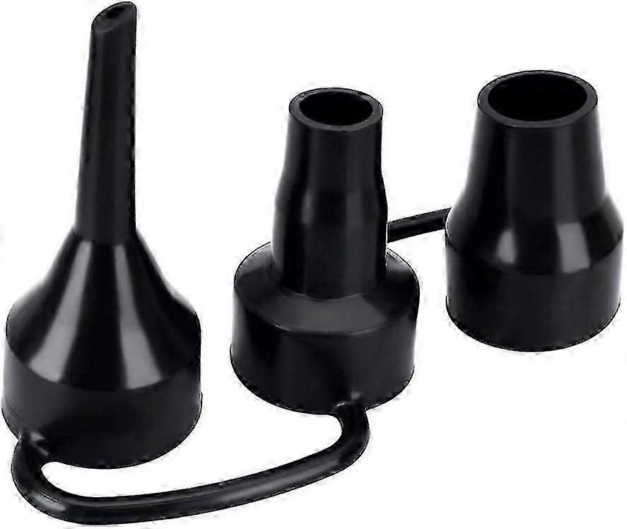 Plastic Inflator Adapter Replacement Nozzles, Pump Nozzle Head 3 Sizes For Inflatable Pool