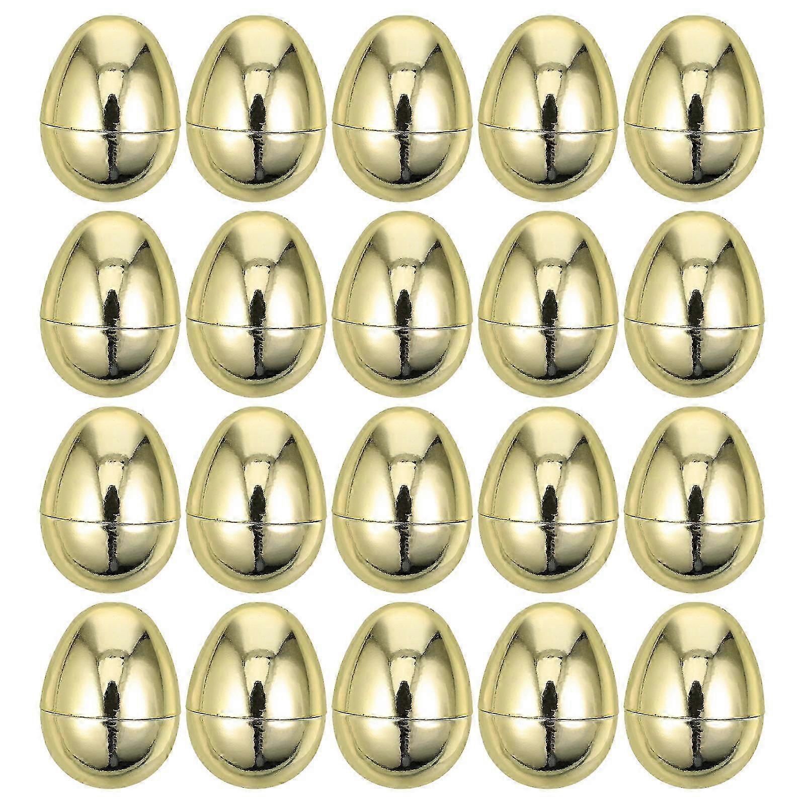 30pcs Refillable Openable Plastic Easter Eggs Party Decorations DIY Kit
