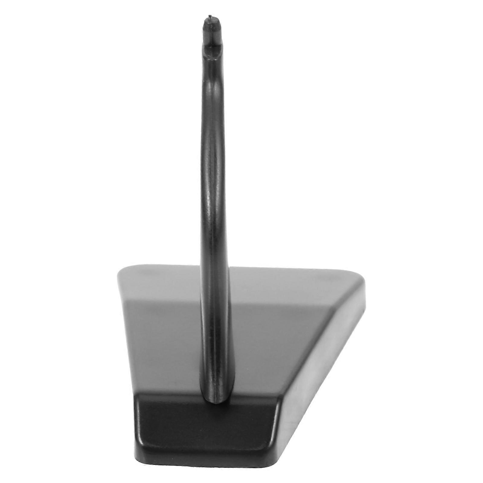 Black Plastic Aircraft Model Display Stand for Decor 2Pcs Set