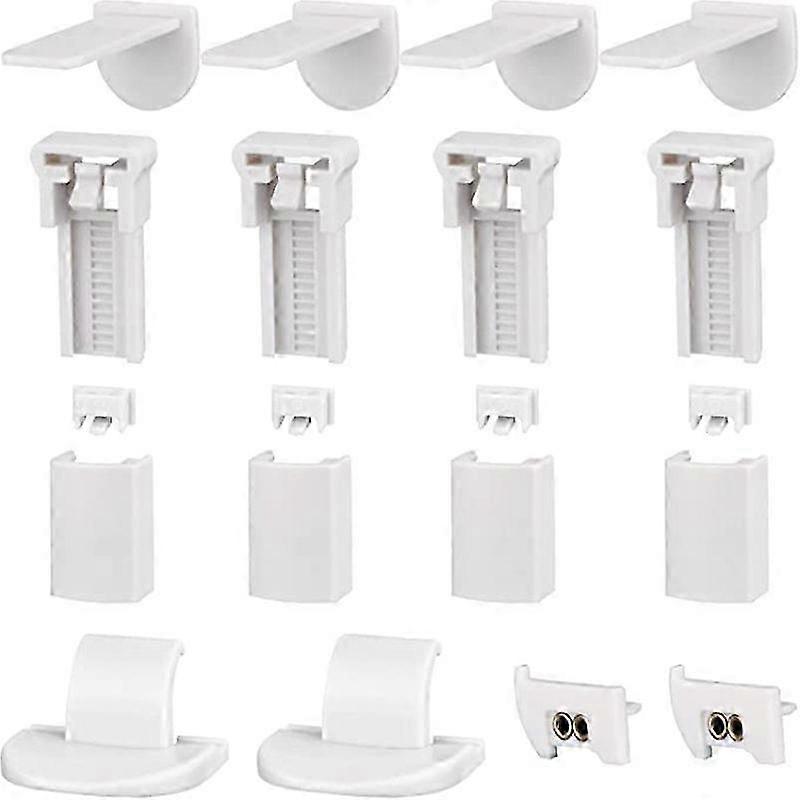 Window Hardware Rod Holders Curtain Pole Bracket,Universal Self-Adhesive Wa