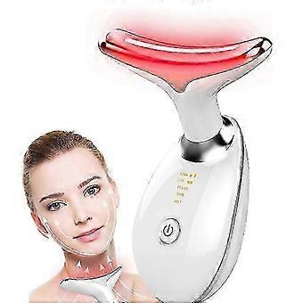 Wiederaufladbares LED-Nackenmassagegerät mit Gesichtsstraffung – 3 Lichtmodi zur Hautstraffung – Neu 8-1
