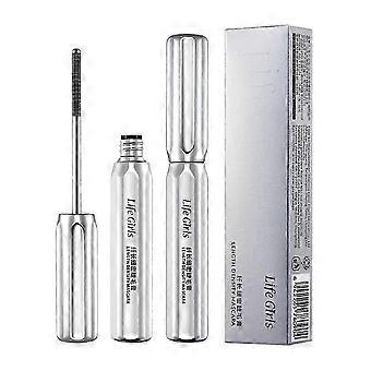 Silver Magnetic Eyelash Curler, Waterproof Formula, Curved Brush Head for Long-Lasting Curl