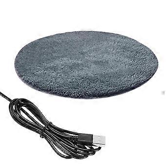 Gray Thickened Soft Pet Electric Blanket Heating Pad Dog Sofa Cushion Bed Mat Floor Prote