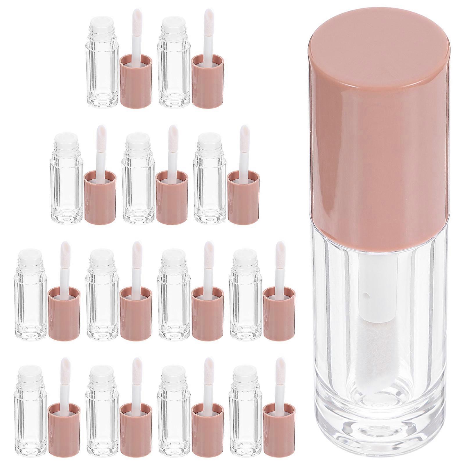 Lip Gloss Containers Empty Clear Plastic Tubes for Storage Use 28Pcs