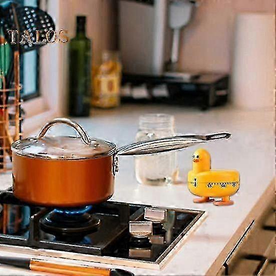 Portable Duck Mechanical Kitchen Timer compatible with Cooking, Office, and Study