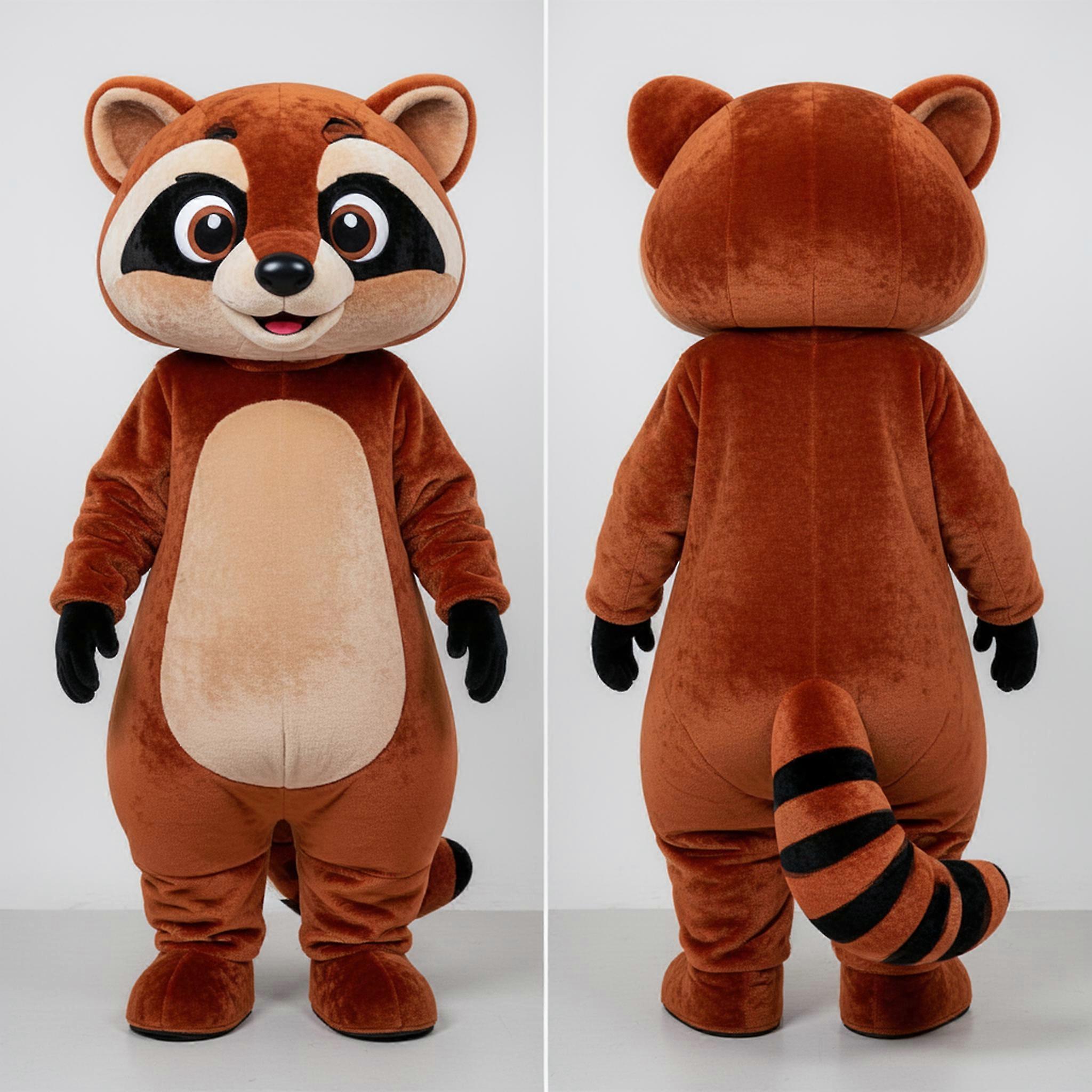 MASTICOT Rust Orange Wide Eyed Civet Mascot