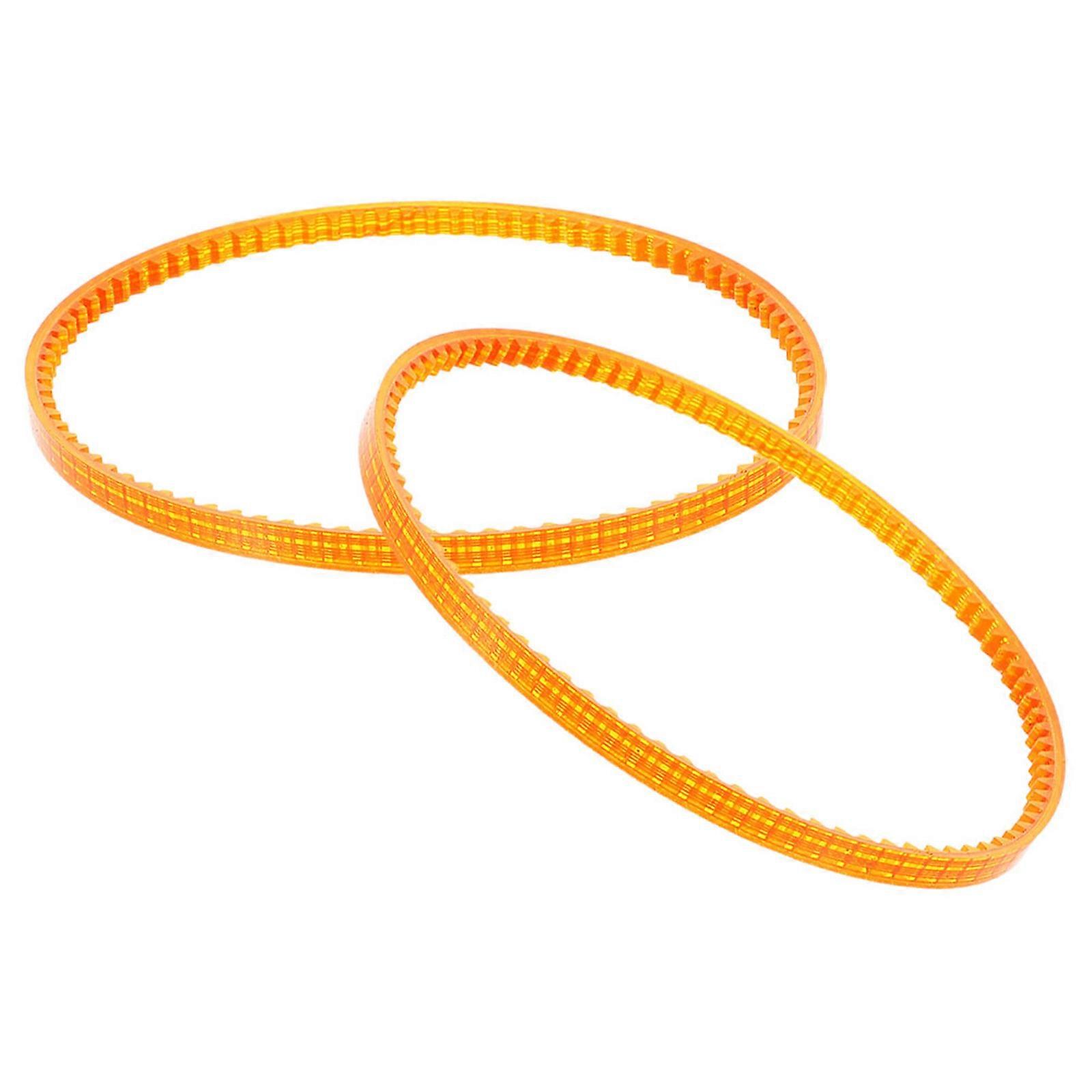 Orange Marshmallow Machine Belts for Cotton Candy Maker 6Pcs PVC Material