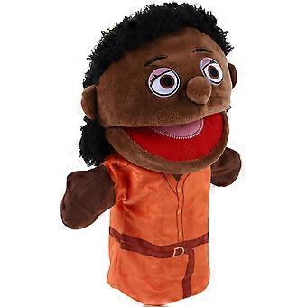 Brown Plush Family Member Hand Puppet Mommy for Storytelling