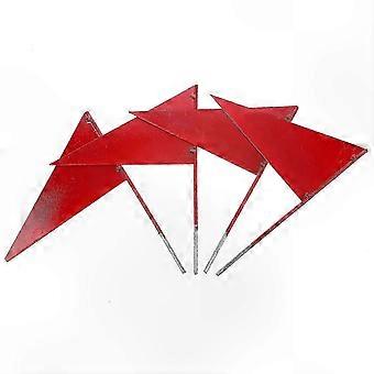 R8 Iron Soccer Corner Flags Set for Athletes Coaches Schools 4Pcs