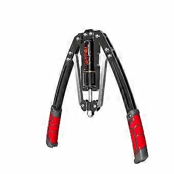 Hydraulic Arm Trainer for Multi-Muscle Workout, 22-440 lbs 20-Level Adjustable Resistance, Carbon Steel Home Gym Equipment, Foldable Non-Slip Handle