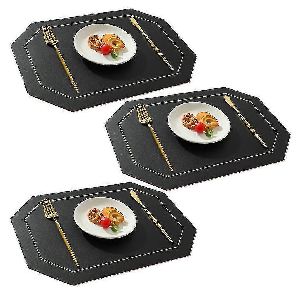 Washable Indoor/outdoor Pl Mats compatible with Dining Table Durable Table Mats