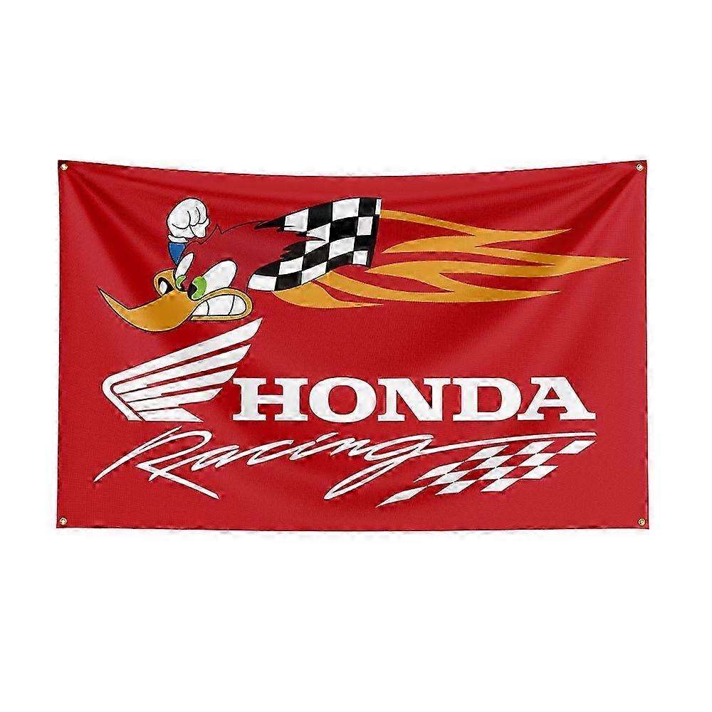 3x5 Ft Hondas Flag Polyester Printed Motorcycle Flags for Decor