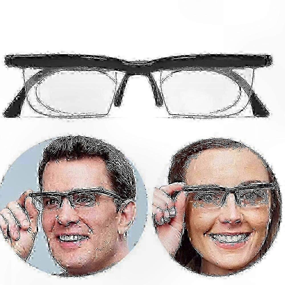 Dioptre-Adjustable Reading Glasses -6D to +3D