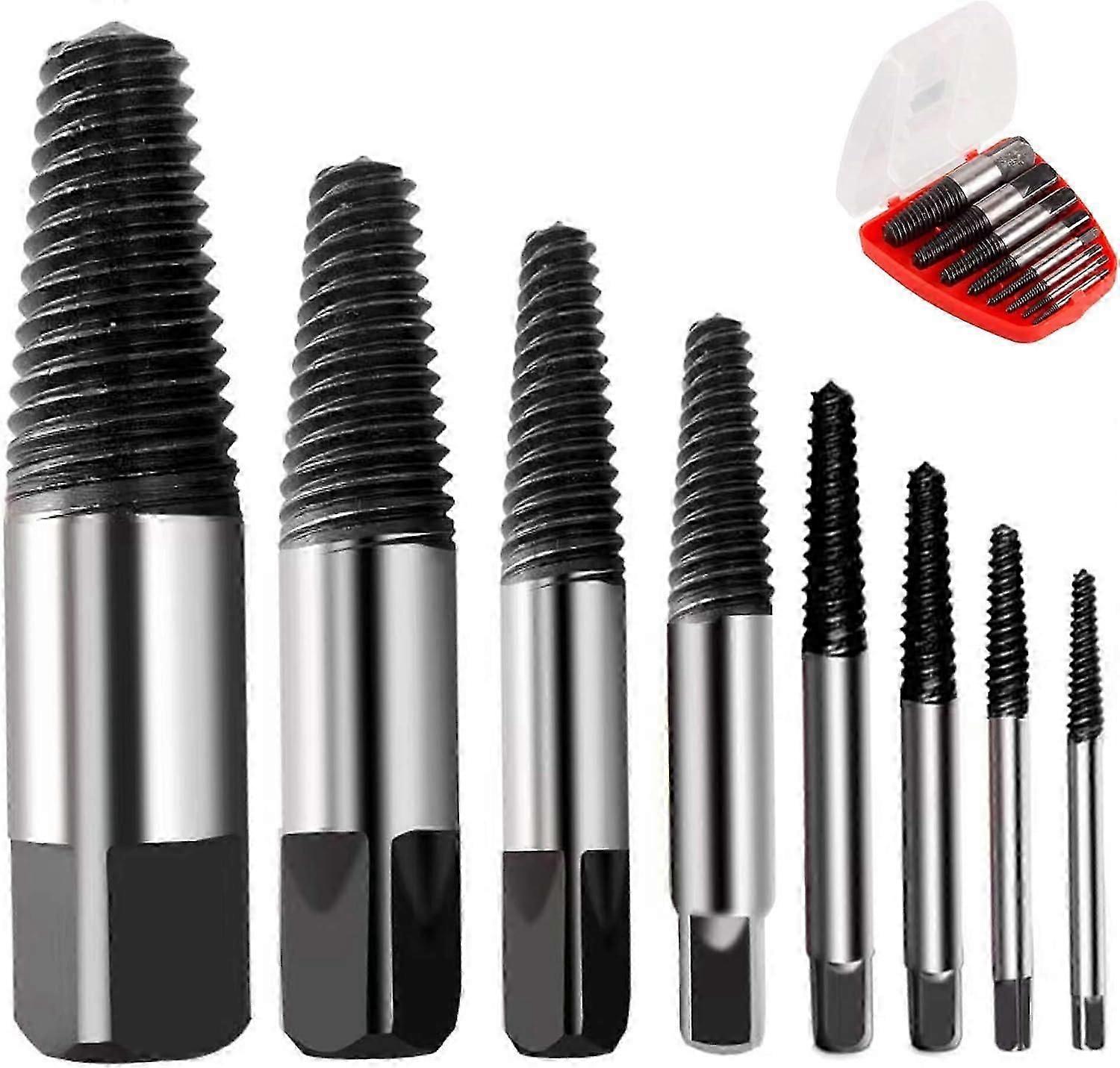 8pcs Professional Screw Extractor Set for Removing Damaged Screws