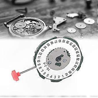 Mäns kvarts klocka rörelse med handtag och batteri 2035 enkelkalender sexpunkts reservdel för armbandsur